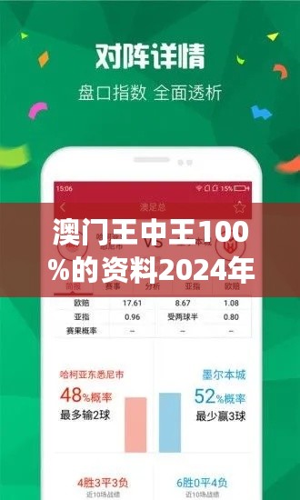 澳门王中王未来展望，解锁王中王100%精确预测，展望2025年全新篇章